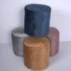 Shimon - Cylinder Pouf Ottoman And Floor Cushion - Pewter Gray - Image 6