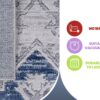 Marfi - 2' X 8' Oriental Runner Rug - Blue / Gray - Image 13