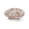 Coffee Table, Polished Surface, Genuine Stone, Designer Living Room Table - Pink - Image 4