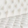 Contemporary 3 Seater Sofa & Button Tufted Design - Beige - Image 11