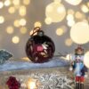 Christmas Ball Ornaments, Decorative Hanging Ball Christmas Tree Ornaments, For Holiday Party Decorations (Set of 12) - Red - Image 5