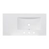 Bathroom Vanity With Ceramic Sink Combo, Abundant Storage Cabinet -2 Soft-Close Doors And 5 Drawers - White - Image 13