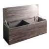 Dean - Farmhouse Storage Bench With Extra Storage 47 Inch - Gray - Image 4