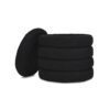 Fuji - Oversized Round Storage Ottoman - Ebony Black - Image 2