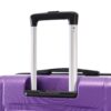 2 Piece Luggage Set With Bags Expanable Spinner Wheels ABS Lightweight Suitcase With Tsa Lock 20" / 24" - Purple - Image 16