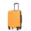 20" Carry On Luggage Lightweight Suitcase, Spinner Wheels - Orange - Image 7