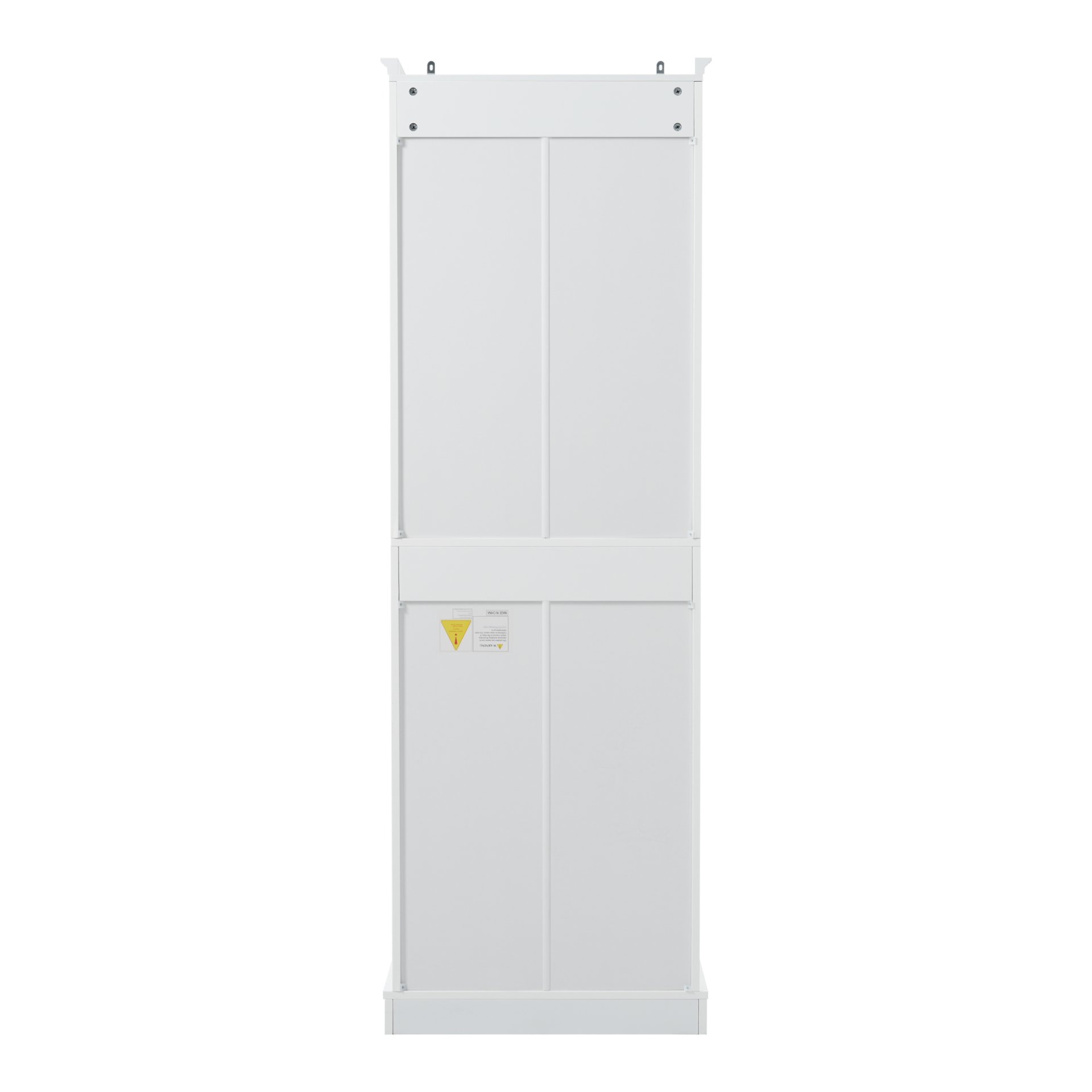 Freestanding Bathroom Vanity Tall With Damping Hinge Doors, Adjustable Shelves - White - Image 13