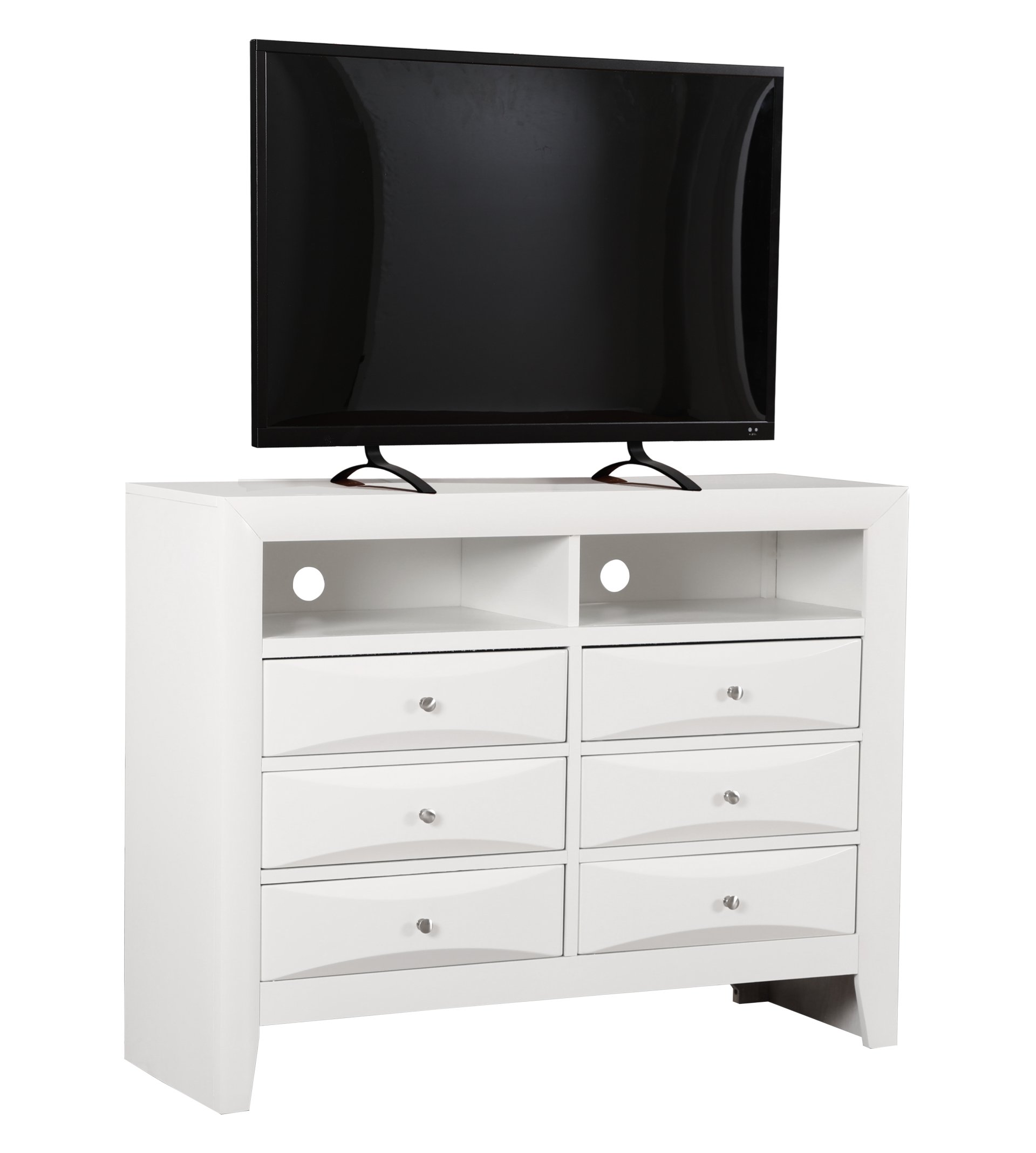 Marilla - Media Chest - White - Image 3