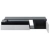 Modern, Minimalist Rectangle Extendable TV Stand, TV Cabinet With 2 Drawers And 1 Cabinet For Living Room, Up To 100" - Black - Image 16