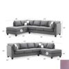 Malone - Versatile Sectional - Gray - Image 5