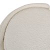 Fuji - Oval Storage Bench, Upholstered - Ivory White - Image 9