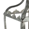 4 Light Metal Chandelier, Hanging Light Fixture With Adjustable Chain For Kitchen, Bulb Not Included - Gray - Image 8