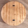 Round Wooden Coffee Table With Hidden Storage, Modern Rustic Centerpiece For Living Room - Multi / Natural / Rustic - Image 7