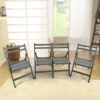 Folding Special Event Chairs, Foldable Style (Set of 4) - Gray - Image 2
