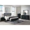 Carlos - 5 Pieces Queen Bedroom Set - Black - Image 2