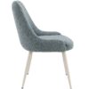Laela - Boucle Bone Table Side Chair - Light Blue - Image 3