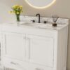 43" Bathroom Vanity Multi Functional Cabinet - White - Image 8