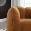 Soft Bean Bag Chair With High Resilient Foam (Chips) - Khaki / Yellow - Image 11
