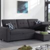 Sectional With Storage Chaise And Cupholder Armrest - Dark Gray - Image 8