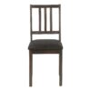 Dining Chair, Side, Upholstered For Dining Room, Transitional (Set of 2) - Brown - Image 2