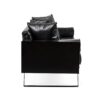 Contemporary Oversized Loveseat Upholstery And Accent Pillows - Black - Image 8