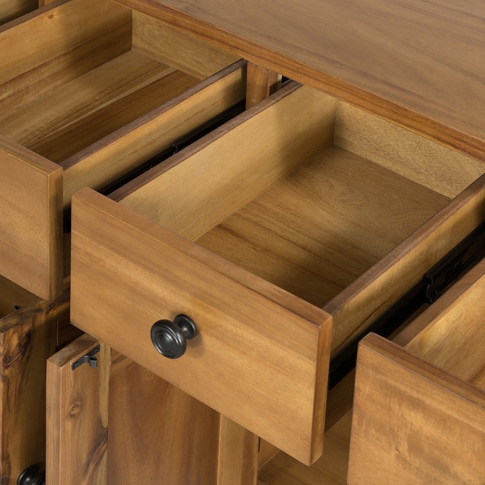 Cabinet Natural Wood - Brown - Image 5