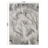 Geometrix - 7'10" X 10'6" Area Rug With Geometric 3D Effect - Ivory / Gray - Image 3