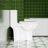 Gloss Tornado Flush 1 Piece Toilet With Soft Closing Seat, Water Saving Dual Flush - Gloss White - Image 5