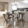 Austin - Industrial Dining Table - Antique - Image 7