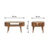 Ariella - Coffee Table - Oak - Image 4