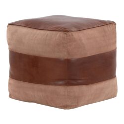Cobbler - Pouf - Espresso / Tan
