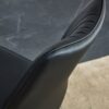 Medieval Modern Dining Chairs With Cushions And Metal Legs Material (Set of 4) - Black - Image 11
