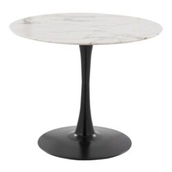 Pebble - Modern Table - Black / White