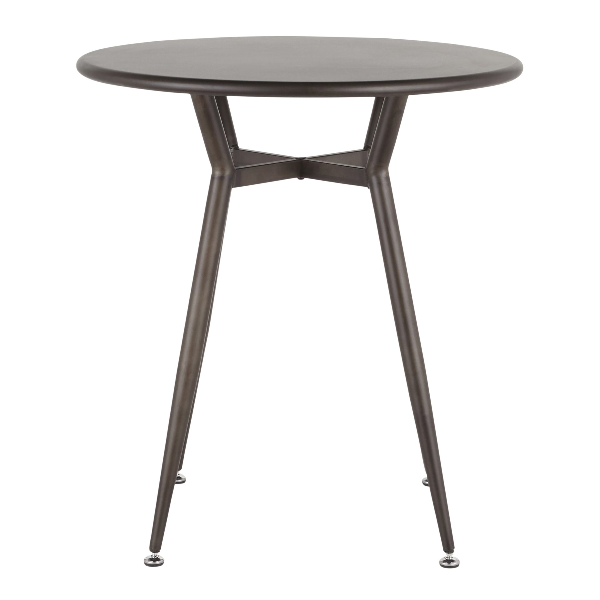Clara - Industrial Round Dinette Table - Antique - Image 5