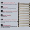 King Size Luxury Upholstered Platform Bed With Oversized Padded Backrest And Solid Wood Frame, Suitable For Multiple Heights Of Mattresses - Beige - Image 2