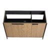 Modern Freestanding Bathroom Vanity With Adjustable Shelves - Light Coffee - Image 7