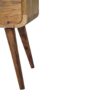 Mini Curved Nightstand - Oak - Image 7