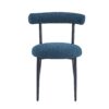 Dining Chair (Set of 2), Modern Dining Room Chairs - Black / Navy Blue - Image 11