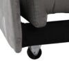 Stylish Folding Ottoman Sofa Bed With Multifunctional Design - Gray - Image 18