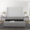 CS Hybrid - 8" Twin Pocket Coil Mattress - Black / Gray - Image 5