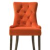 Farren - Velvet Weathered Side Chair (Set of 2) - Orange - Image 2