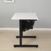Adjustable Drafting Drawing Table With Stool And 3 Drawers - White / Black - Image 10
