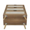 3 Drawer Cabinet, Suitable For Bedroom, Living Room, Study - Walnut - Image 14