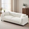Emma - Mid Century Modern Luxury Sofa - Cream - Image 8