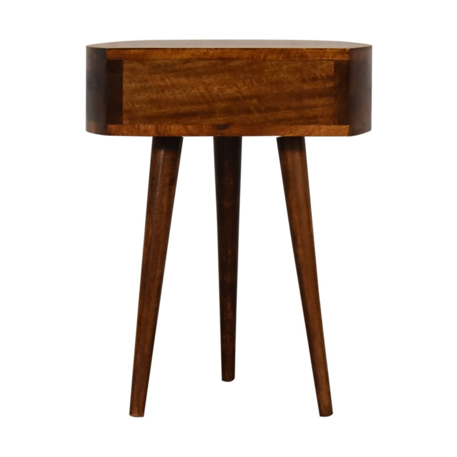 Semi Circle Nightstand - Chestnut - Image 9