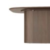 Modern Dining Table With Vertical Striped Legs And Elegant Table Top For 4 - 8 People - Brown - Image 13