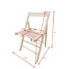 Folding Chair, Foldable Style (Set of 2) - Natural - Image 3