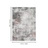 Toucan - Washable Non - Slip Area Rug - Ivory / Dark Gray - Image 5
