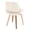 Fabrico - Mid-Century Modern Dining Chair (Set of 2) - Cream / Zebra - Image 5