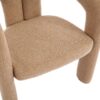 Contemporary Velvet Upholstered Accent Dining Chair - Camel Teddy - Image 24